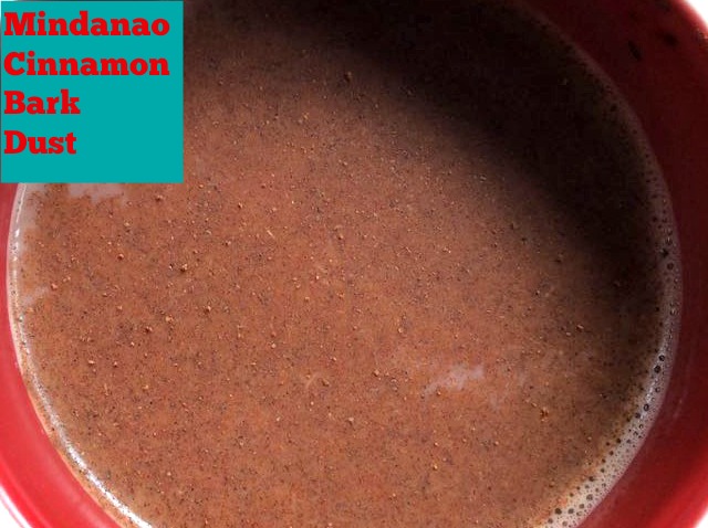 Mindanao cinnamon bark dust on hot chocolate2